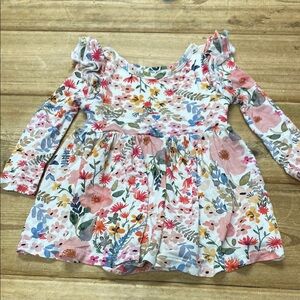 Floral Long Sleeve Baby Dress